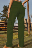 Loose Fit Long Jeans with Pockets - Trendsi - Flyclothing LLC