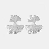 Ginkgo Biloba Design Stud Earrings - Trendsi - Flyclothing LLC