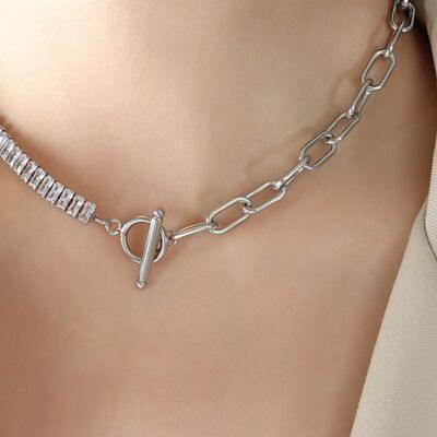 Titanium Steel Gold-Plated Necklace - Flyclothing LLC