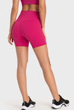 Staying Cozy Wide Waistband Biker Shorts - Trendsi - Flyclothing LLC