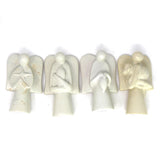 Angel Soapstone Sculpture with Eternal Light - SMOLArt