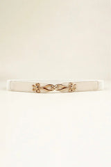 Alloy Buckle Elastic Belt - Trendsi - Flyclothing LLC