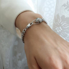 Snake Head Chain Titanium Steel Bracelet - Flyclothing LLC