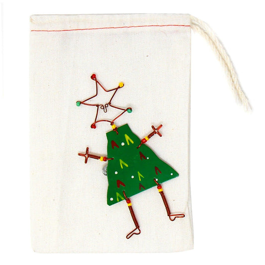 Dancing Girl Christmas Tree Pin - Creative Alternatives - Creative Alternatives
