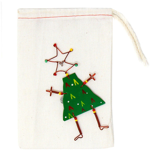 Dancing Girl Christmas Tree Pin - Creative Alternatives - Flyclothing LLC