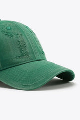 Distressed Adjustable Baseball Cap - Trendsi - Flyclothing LLC