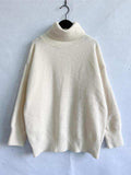 Turtleneck Long Sleeve Sweater - Trendsi - Flyclothing LLC