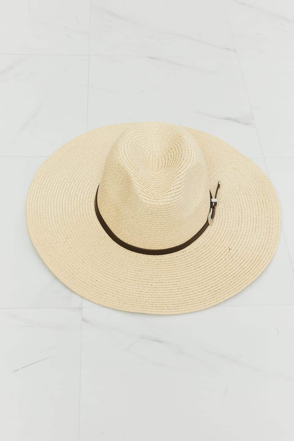 Fame Boho Summer Straw Fedora Hat - Trendsi - Flyclothing LLC