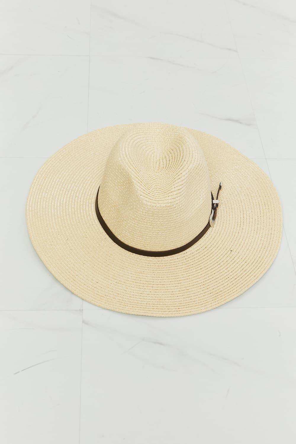 Fame Boho Summer Straw Fedora Hat - Trendsi - Flyclothing LLC