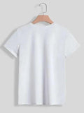 Mardi Gras Graphic Round Neck Short Sleeve T-Shirt - Trendsi