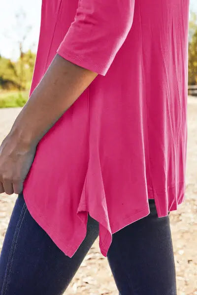 Basic Bae Full Size Round Neck Pocketed T-Shirt - Trendsi - Flyclothing LLC
