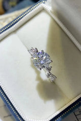 2 Carat Moissanite 925 Sterling Silver Ring - Trendsi - Flyclothing LLC