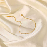 Stainless Steel Bead Anklet - Trendsi - Flyclothing LLC