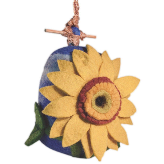 Felt Birdhouse - Sunflower - Wild Woolies - Wild Woolies