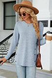 Decorative Button Round Neck T-Shirt - Trendsi - Flyclothing LLC