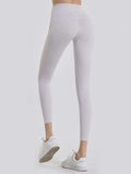 Wide Waistband Sports Leggings - Trendsi - Flyclothing LLC
