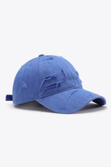 Distressed Adjustable Baseball Cap - Trendsi - Flyclothing LLC