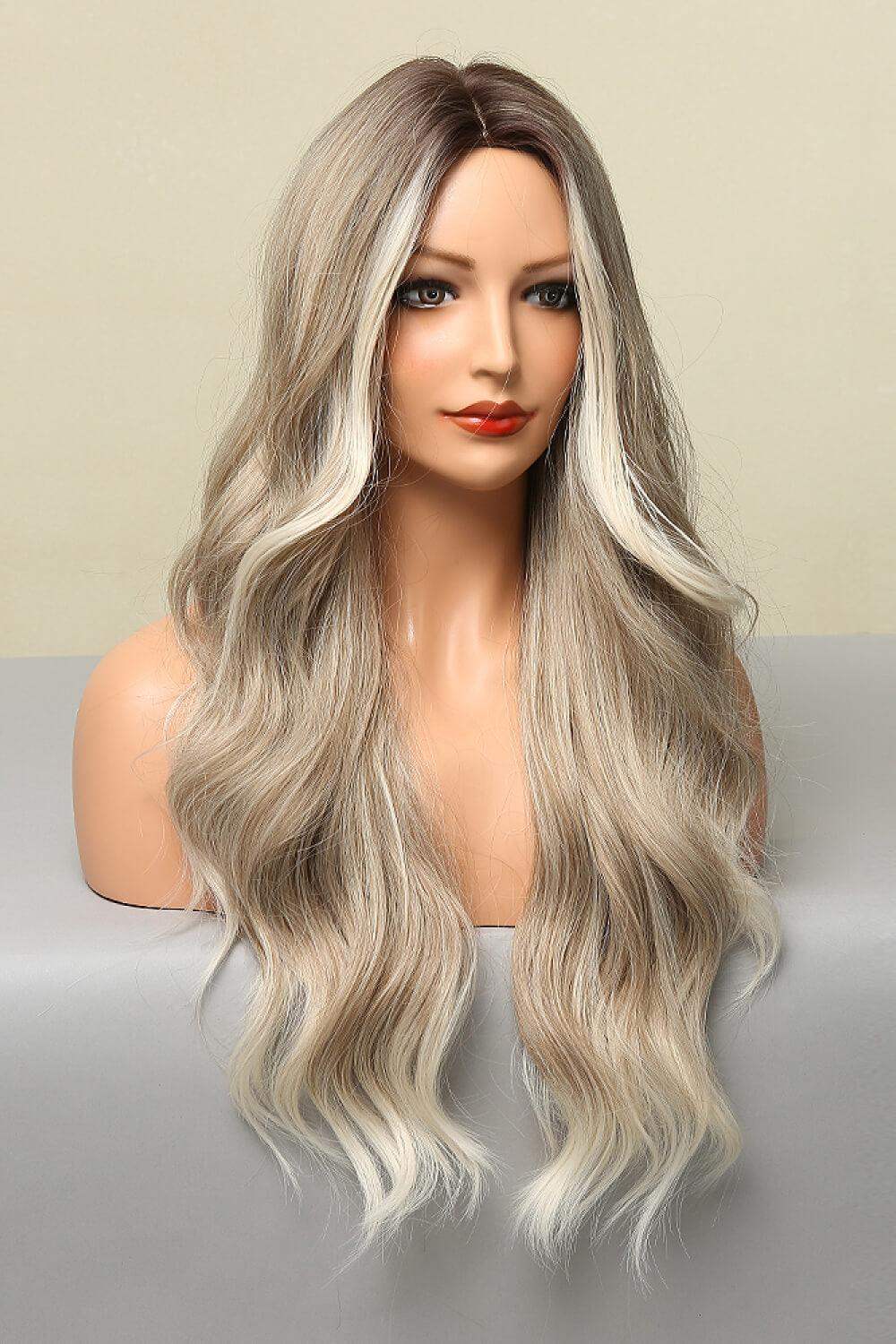 Full Machine Made Long Wave Wigs 26'' - Trendsi - Flyclothing LLC