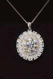 5 Carat Moissanite 925 Sterling Silver Necklace - Trendsi