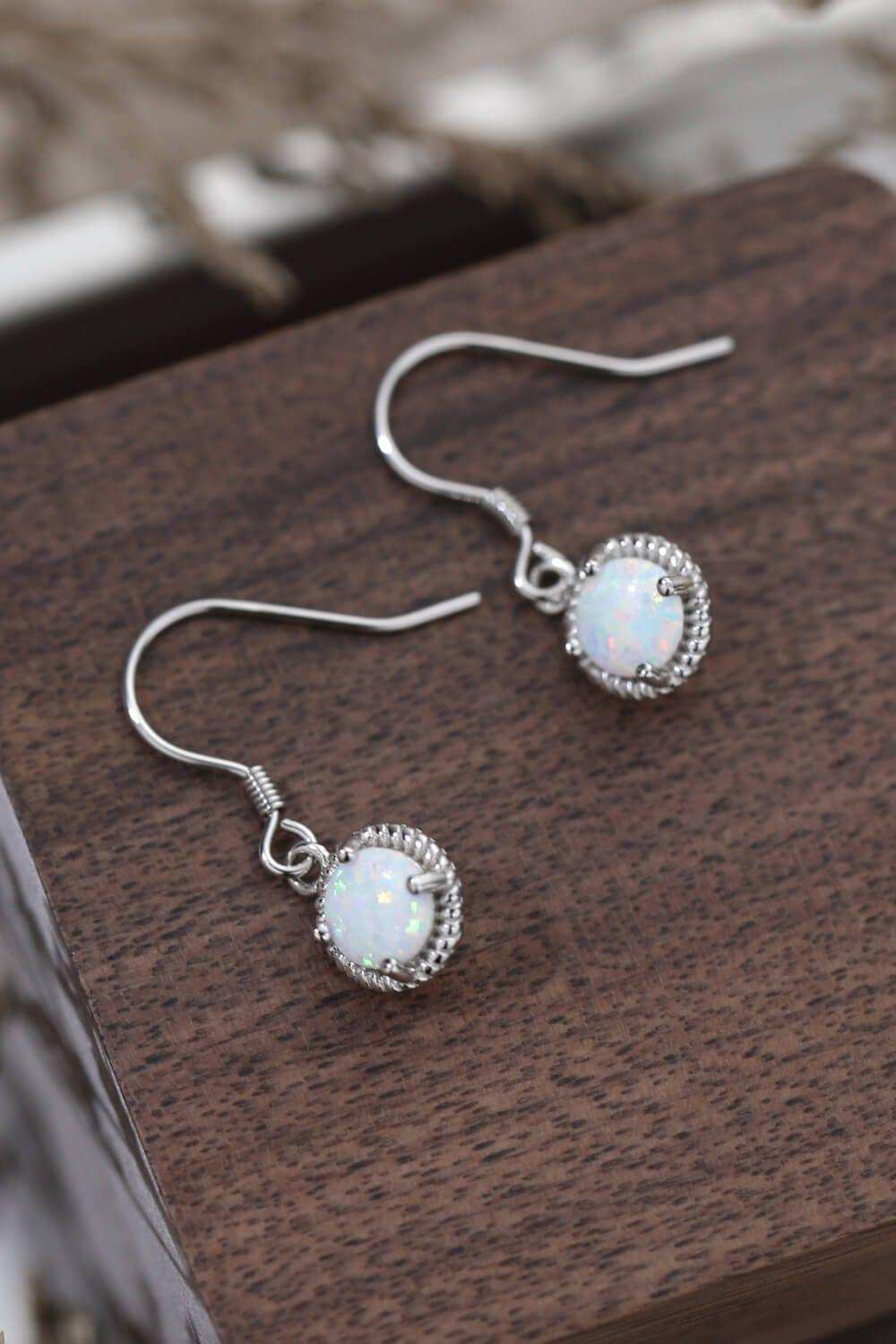 Join The Fun Opal Earrings - Trendsi - Flyclothing LLC