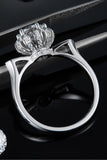 1 Carat Moissanite 925 Sterling Silver Ring - Trendsi