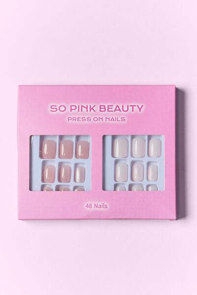 SO PINK BEAUTY Press On Nails 2 Packs - Trendsi - Flyclothing LLC
