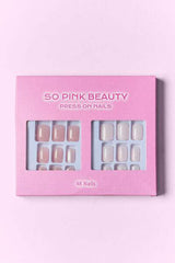 SO PINK BEAUTY Press On Nails 2 Packs - Trendsi - Flyclothing LLC