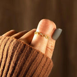 Heart Shape 18K Gold-Plated Ring - Trendsi
