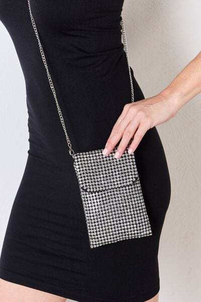 Forever Link Rhinestone Mini Crossbody Bag - Trendsi - Flyclothing LLC