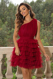 One-Shoulder Sleeveless Dress - Trendsi
