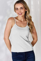 Basic Bae Full Size Round Neck Slim Cami - Trendsi - Flyclothing LLC