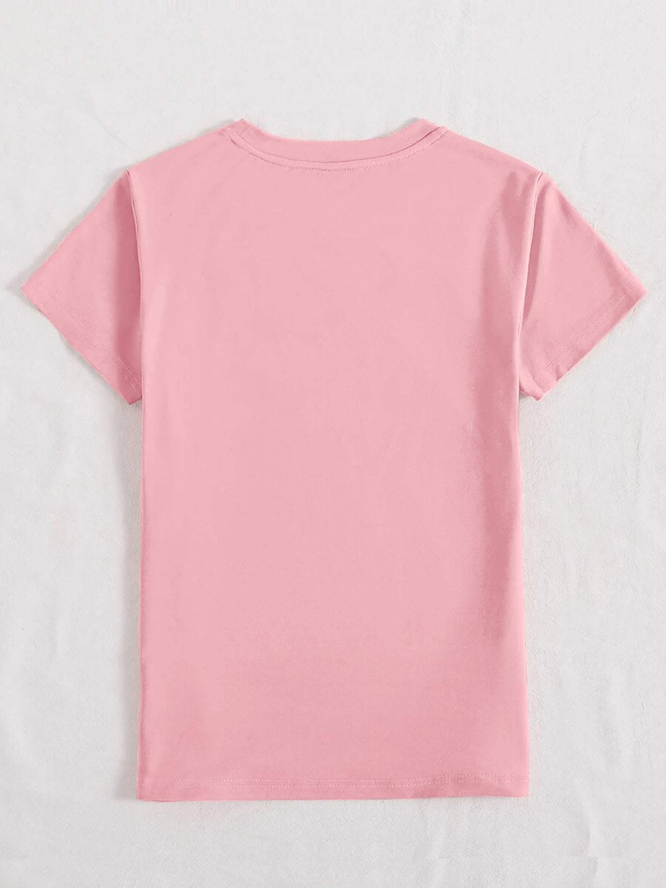 HAPPY EASTER Round Neck Short Sleeve T-Shirt - Trendsi - Flyclothing LLC
