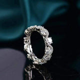 Moissanite 925 Sterling Silver Ring - Trendsi - Flyclothing LLC
