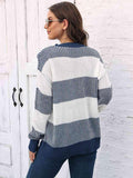 Full Size Round Neck Drop Shoulder Sweater - Trendsi