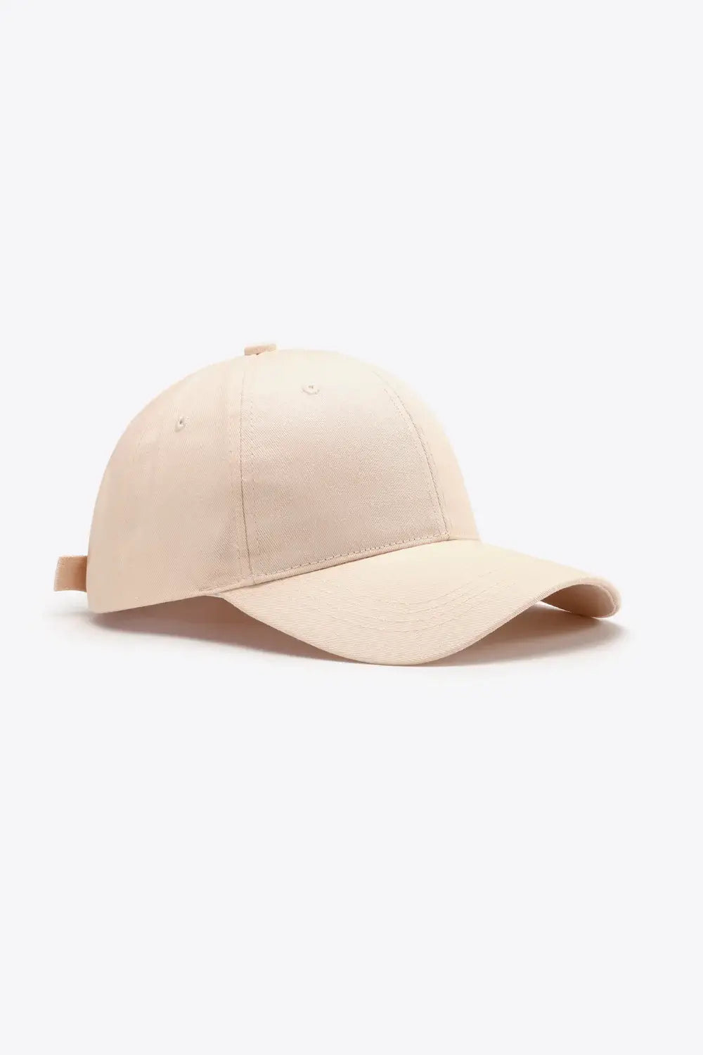 Plain Adjustable Cotton Baseball Cap - Trendsi - Flyclothing LLC