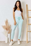 RISEN Full Size Drawstring Ultra Soft Knit Jogger - Trendsi - Flyclothing LLC