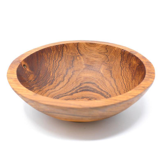 7.5-Inch Hand-carved Olive Wood Bowl - Jedando Handicrafts - Flyclothing LLC