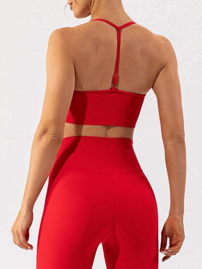 Spaghetti Strap Active Bra - Trendsi - Flyclothing LLC