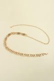 Alloy Lobster Clasp Belt - Trendsi