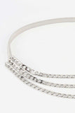 Metal Triple-Layered Chain Belt - Trendsi - Flyclothing LLC