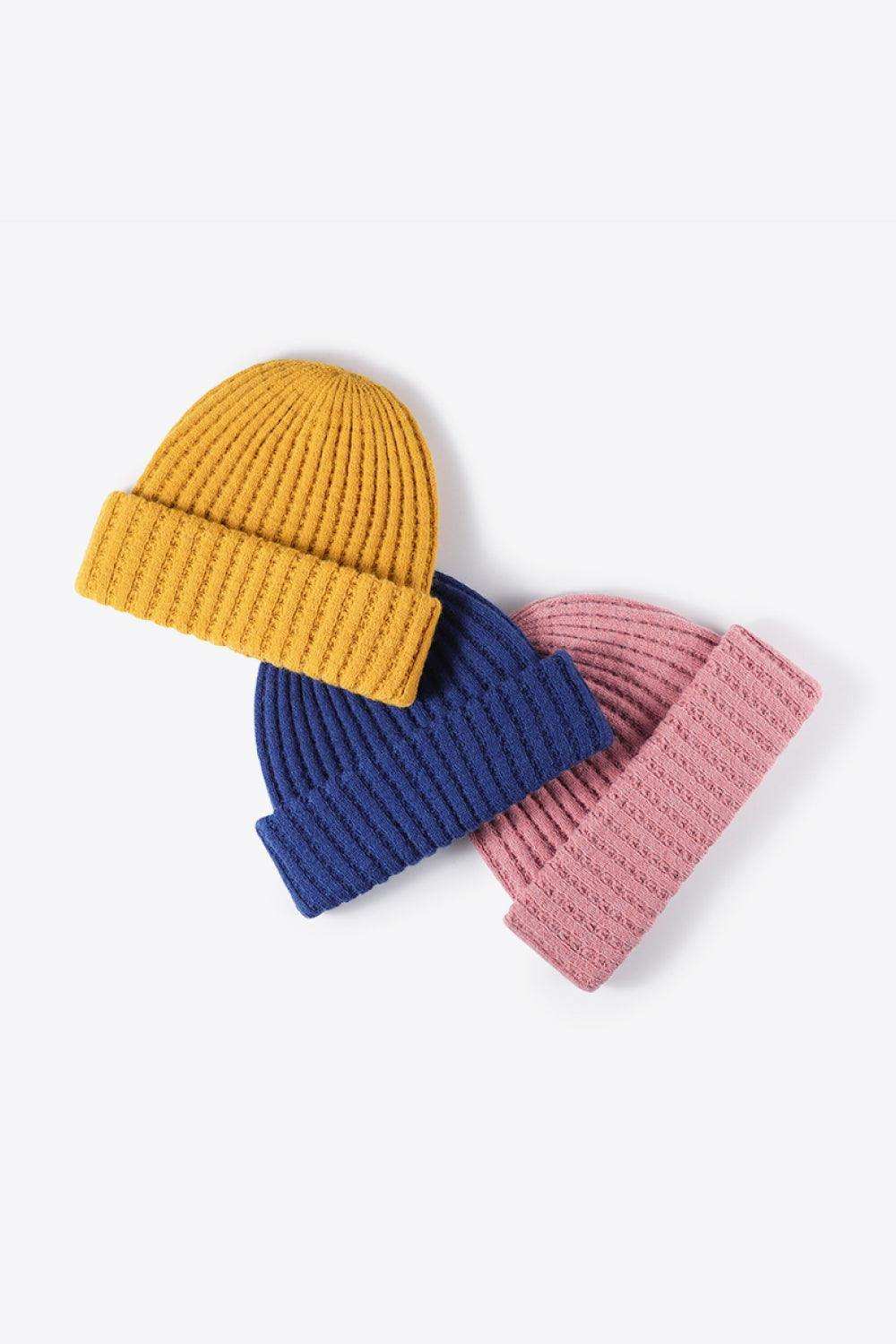 Wide Rib Beanie - Trendsi - Flyclothing LLC