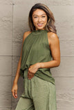 Mock Neck Tank Top - Trendsi - Flyclothing LLC