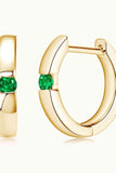 Lab-Grown Emerald Earrings - Trendsi