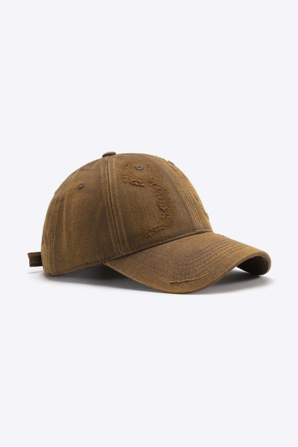Distressed Adjustable Baseball Cap - Trendsi - Flyclothing LLC