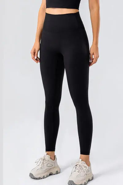 High Waist Active Leggings - Trendsi - Flyclothing LLC