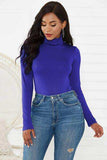 Turtleneck Long Sleeve Bodysuit - Trendsi - Flyclothing LLC