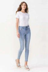 Lovervet Full Size Talia High Rise Crop Skinny Jeans - Trendsi - Flyclothing LLC