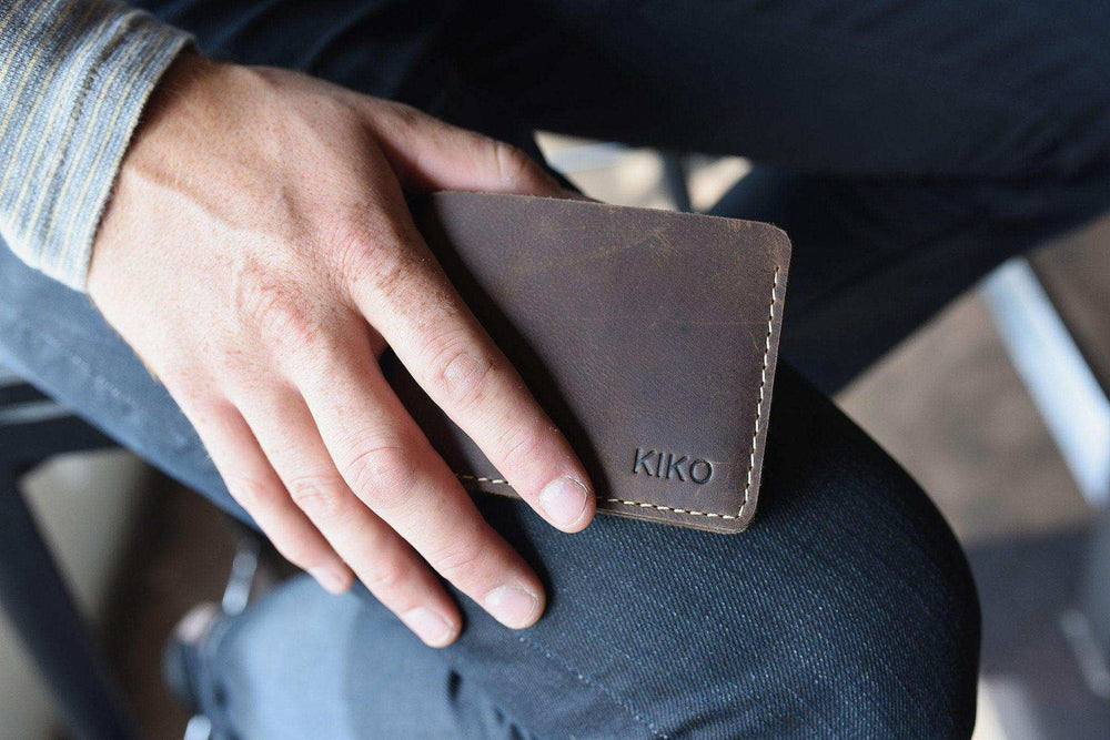 Kiko Leather Straight Cut Bifold - Kiko - Flyclothing LLC