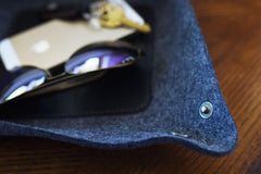 Kiko Leather Desk Tray - Kiko