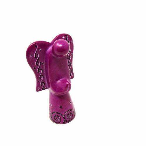 Soapstone Angel Sculptures, Fushia - SMOLArt - Flyclothing LLC